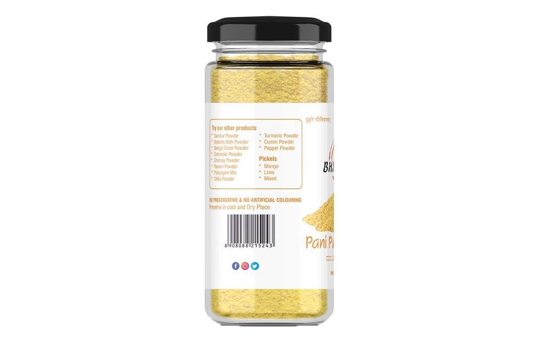 Bhavani's Pani Puri Masala    Glass Jar  100 grams
